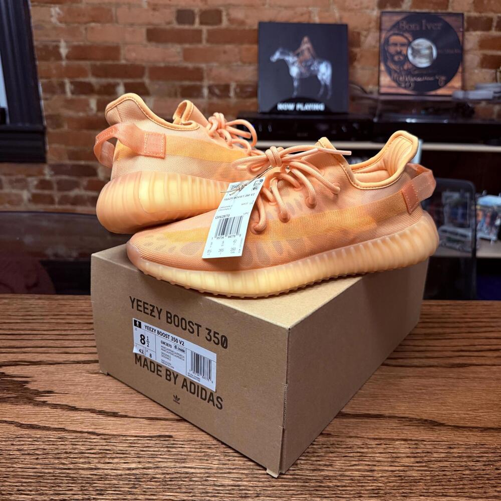 Adidas Yeezy Boost 350 V2 Mono Clay Sneakers Size 8.5 New